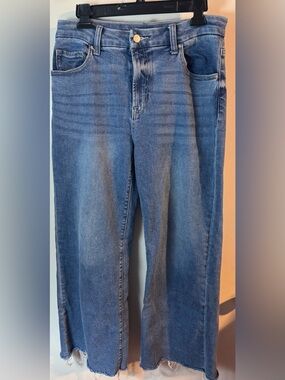 Zenana Outfitters Wide-Leg Blue Jeans